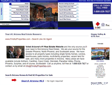 Tablet Screenshot of findazproperties.com